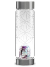 Load image into Gallery viewer, Gemstone Water Bottle - Flower of Life